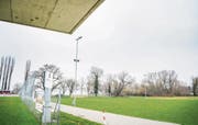 Die Gemeinde will den Trainingsplatz (rechts) des FC Münsterlingen aufwerten. (Bild: Andrea Stalder)