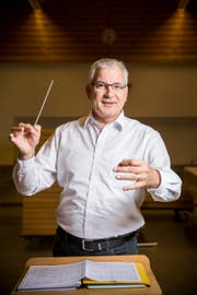 Christian Schlegel, Dirigent der Bürgermusik Wildhaus. (Bild: Mareycke Frehner)