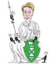 Sie überstrahlt alles: Karin Keller-Sutter. (Bild: Tom Werner)