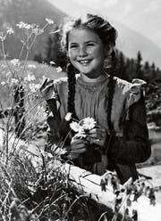 Elsbeth Sigmund spielt in der bekannten «Heidi»-Verfilmung die Hauptrolle. (Bild: Alamy)