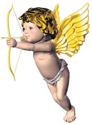 Eros Cupid with bow and arrow (Bild: diez-artwork (54602469))