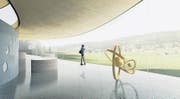 Unkonventionelle Architektur auf 1000 Metern über Meer: Audemars Piguet will in Le Brassus ein neues Uhrenmuseum bauen. (Bild: pd)