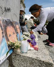 Trauerbekundungen nach dem Tod von Marie im Mai 2013. (Bild: ky/Laurent Gillieron)