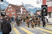 Die einheimischen Junggugga sorgten zusammen mit den zahlreichen weiteren Guggenformationen für eine tolle Stimmung. (Bild: Elke Schwizer)