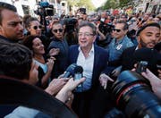 Jean-Luc Mélenchon teilt nicht nur gerne gegen rechts, sondern auch gegen links aus. (Bild: Guillaume Horcajuelo/EPA (Marseille, 12. September 2017))