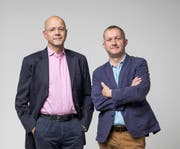 Organisationsberater Claudius Fischli und Simon Enzler wagen ein neues Projekt. (Bild: Daniel Ammann (Daniel Ammann))