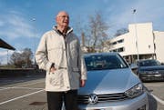 Peter Schnyders Auto ist repariert worden; auf die Rückerstattung seiner Anwaltskosten wartet er noch. (Bild: Thomas Wunderlin)