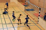 Die Entscheidung: Sevelen schiesst das 3:0 gegen Ems b und sichert sich den Sieg bei den D-Junioren 1. Stärkeklasse. (Bilder: Robert Kucera)