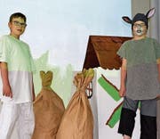 Die Schüler setzten sich souverän in Pose. (Bilder: PD)