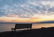 Die Stille am See bei Rorschach in der Morgenstunde. Die Wetteraussichten für Ostern sind durchzogen. (Bild: Leserbild: Verena Schönenberger)