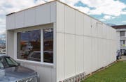 Die Bevölkerung kann sich heute für das Probeliegen in diesem Musterzimmer anmelden. (Bild: Hanspeter Thurnherr)