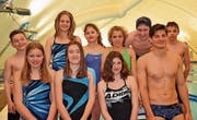 Auch das Schwimm-Team trainierte intensiv. (Bild: PD)