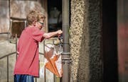 Gestern am Stadt-OL in Weinfelden: Er hat einen gut versteckten Posten gefunden. (Bild: Reto Martin)