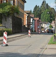 Richtung Wil ist die Durchfahrt für den Verkehr offen. (Bild: PD)