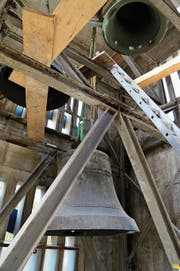 Trotz Baustelle befinden sich die Glocken noch im Turm. (Bilder: ARC/PD)