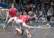 Ein gewohntes Bild an Superseries-Turnieren, in der NLA aber nie der Fall: Yannick Wilhelmi (vorne) mit seiner Maske. (Bild: PD)