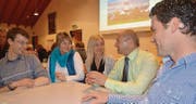Der Kirchenverwaltungsrat Lenggenwil ist wieder komplett: Philippe Meier, Fabienne Schibli, Priska Holdener (neu), Patrick Mader und Pirmin Germann (von links). (Bild: Zita Meienhofer)
