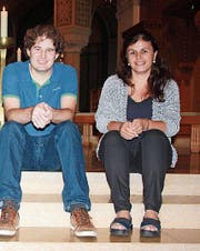 Dominik Bucher und Karin Flury. (Bild: Markus Bösch)