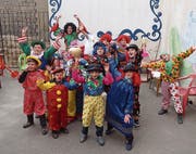 Vor zwei Jahren: Flüchtlingskinder in Mardin freuen sich über die Kostüme des Circus Balloni. (Bild: PD)