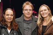 Beeindruckt: Claudine und Daniel Appert mit Denise Bossert. (Bilder: tgplus.ch/Chris marty)