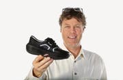 Neues Laufgefühl: Der kyBoot von Karl Müller, dessen Sohle aus einem weich-elastischen Luftpolster besteht. (Bild: kybun)