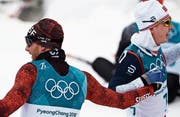 Cologna und Ammann mit leisen Enttäuschungen (Bild: Gian Ehrenzeller/Keystone)