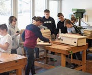 Die Schüler planten die einzelnen Arbeitsabläufe selbst. (Bild: PD)
