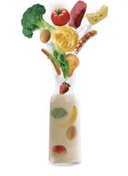Eine Woche nur Flüssignahrung: Im Selbstversuch Smartfood getestet. (Bild: Urs Bucher)