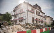 Dieses Haus will Nedaim Bilali umbauen. Das Baugesuch liegt derzeit auf. (Bild: Reto Martin)