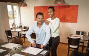 Roshan und Yasmin Rai vom «Rai Palace» bleiben vorerst in ihrem Restaurant in der Frauenfelder Vorstadt. (Bilder: Reto Martin)