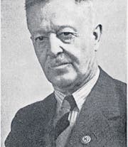 Willi Knoll mit Hakenkreuz-Emblem. (Bild: pd)
