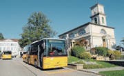 Mit dem Fahrplan 2019 werden sich die Abfahrtszeiten der Postautos in Heiden stark ändern. (Bild: APZ)