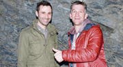Die neugewählten Vorstandsmitglieder, Michael Ender, aus dem Ländle und Sascha Zeller aus Walenstadt, sind guter Dinge. (Bild: Heidy Beyeler)