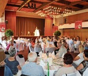 Ein gelungener Abend: 180 Personen haben am Jubiläumstreffen der Naturfreunde im Stadthof teilgenommen. (Bild: Res Lerch)