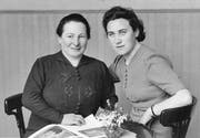 Lydia Indermaur (rechts) mit ihrer Grossmutter Lydia.