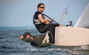 Die Gebrüder Juchli vom Yacht Club Arbon gewannen den ersten Lauf. (Bild: pd)