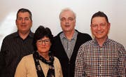 Der neue Vorstand der CVP-Ortspartei Seebachtal: Daniel Butti, Esther Hagen, Franz Weber und Patrick Siegenthaler. (Bild: PD)