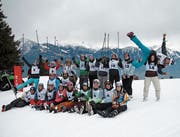 Nach dem Rennen gab es im Ziel ein Gruppenfoto. (Bild: PD)