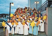 Die zahlreichen Sternsinger der Gemeinde Eschlikon. (Bild: PD)