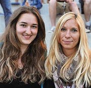 Sophia Wandt und Nadja Weissflog.