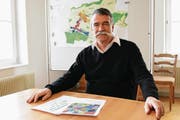 Gemeindepräsident Jürg Schumacher setzt sich für die Erhaltung der Poststelle in Märstetten ein. (Bild: Werner Lenzin)
