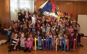Die Kinder erleben viel mit Pippi Langstrumpf und der Villa Kunterbunt im Primarschulhaus Sevelen. (Bild: PD)