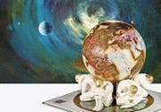 Gemälde von Werner Beyeler und Skulpturen von Anna Neubauer sind ab Samstag in der Schmitte am Nollen zu bestaunen. (Bild: PD)