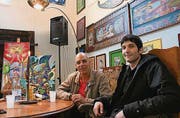 Das gemeinsame neue Atelier der Künstler Ralf Abati und Simon Frei. (Bild: Tobias Söldi)