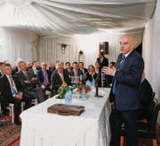 Der Schweizer Botschafter in Iran, Giulio Haas, war fünf Jahre für eine St. Galler Privatbank tätig. (Bild: ky/Peter Klaunzer)
