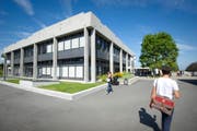 Das sanierte HSG Hauptgebäude. (Bild: Urs Bucher)