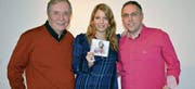 Der einstige Fernsehproduzent Max Sieber, Tochter Cristina Maria und Musikproduzent Beat Müller. (Bild: RF)