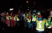 Die rund 40 teilnehmenden Kinder wurden von Andrea Fenk-Berger instruiert und in Gruppen eingeteilt.