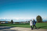 Noch immer stehen die Visiere auf der Burgerwiese. (Bild: Ralph Ribi)