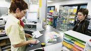 Einen Postschalter könnte es in Trogen ab 2020 vielleicht nicht mehr geben. (Bild: Martin Rütschi)